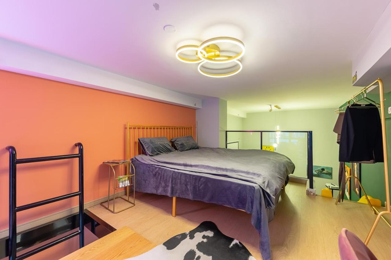 Loft Apartment With Slide Hammock With Movie Viewing Hangzhou Exterior photo